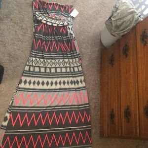 NWT Pink Lily boutique maxi dress
